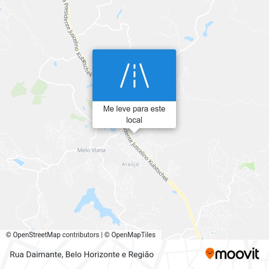Rua Daimante mapa