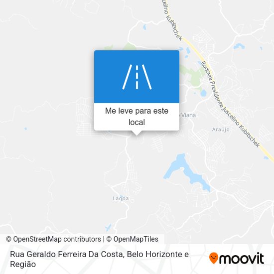 Rua Geraldo Ferreira Da Costa mapa