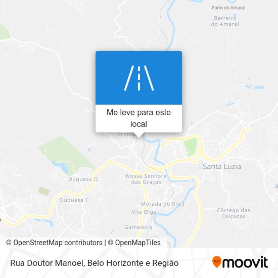 Rua Doutor Manoel mapa