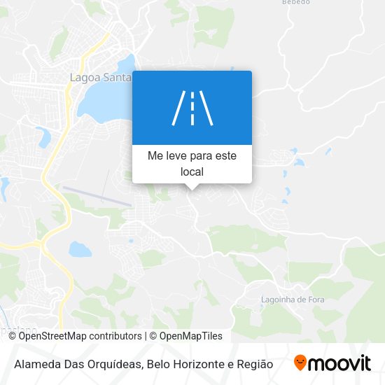 Alameda Das Orquídeas mapa