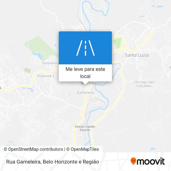 Rua Gameleira mapa