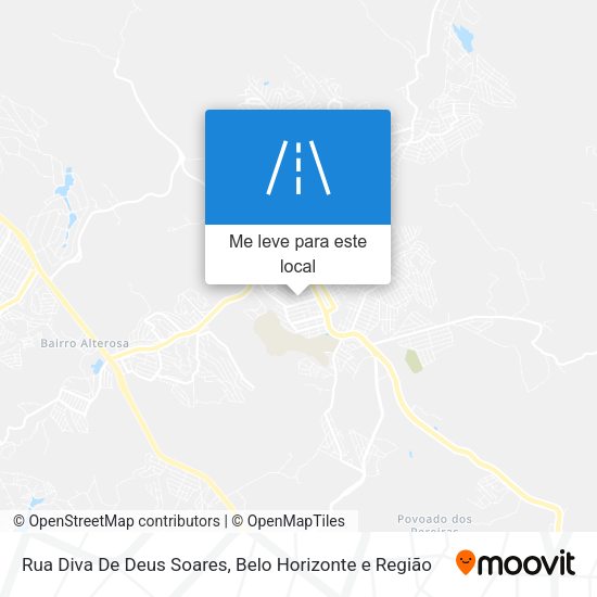 Rua Diva De Deus Soares mapa