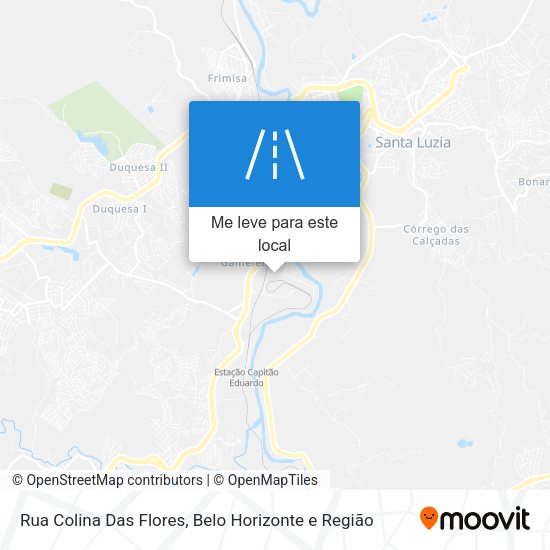 Rua Colina Das Flores mapa