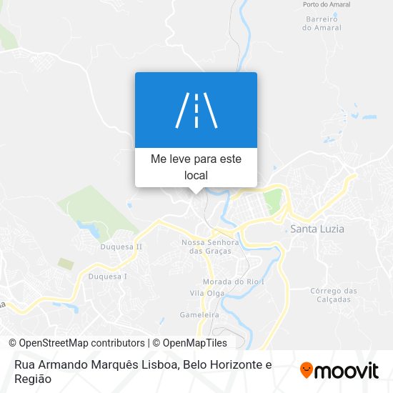 Rua Armando Marquês Lisboa mapa