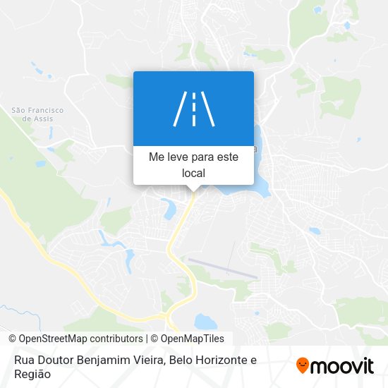 Rua Doutor Benjamim Vieira mapa