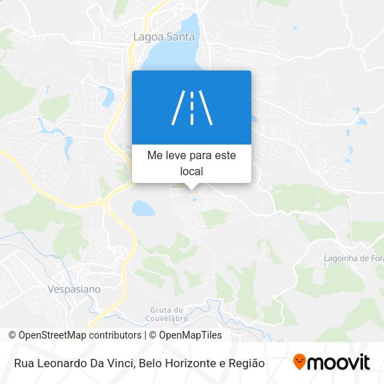 Rua Leonardo Da Vinci mapa