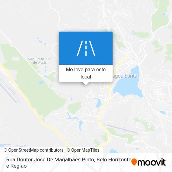 Rua Doutor José De Magalhães Pinto mapa