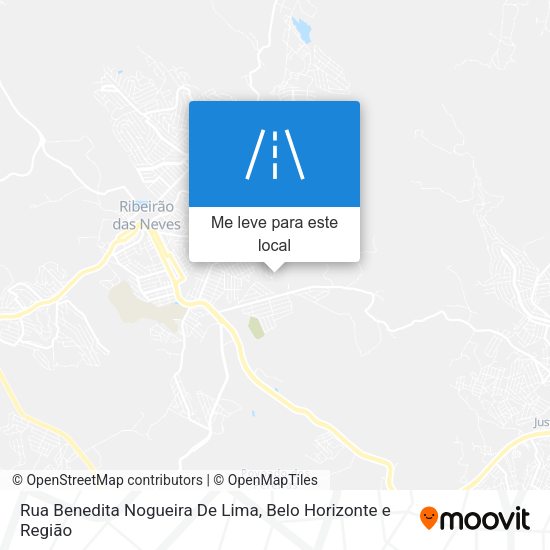 Rua Benedita Nogueira De Lima mapa