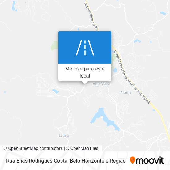 Rua Elias Rodrigues Costa mapa