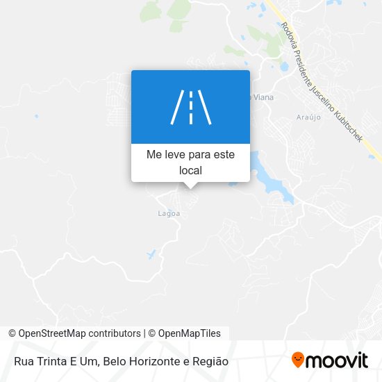 Rua Trinta E Um mapa
