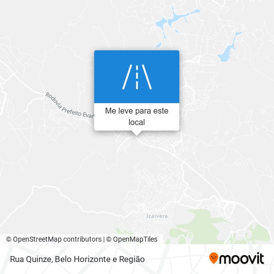 Rua Quinze mapa