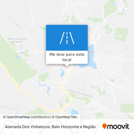 Alameda Dos Vinhaticos mapa