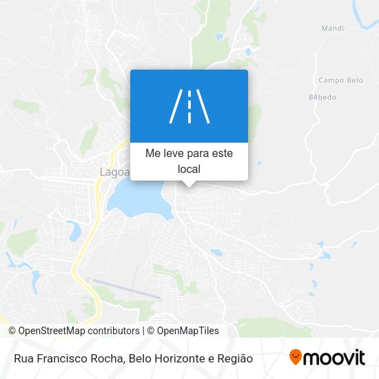 Rua Francisco Rocha mapa