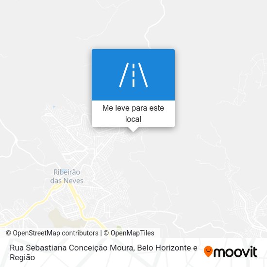 Rua Sebastiana Conceição Moura mapa