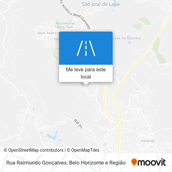 Rua Raimundo Gonçalves mapa
