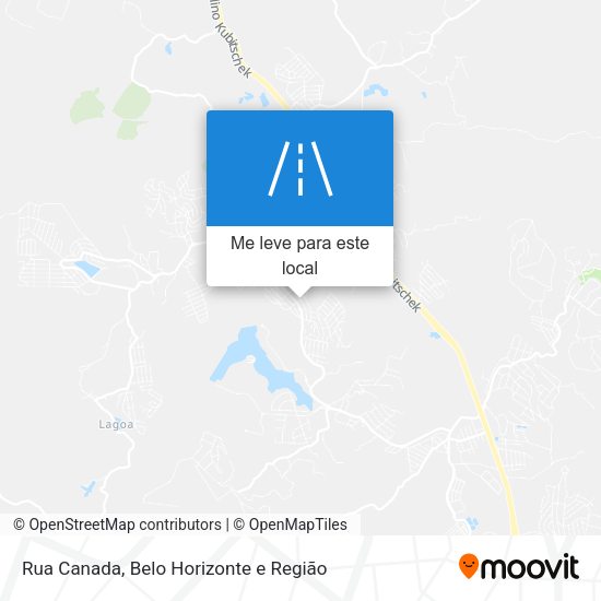 Rua Canada mapa