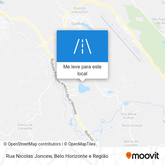 Rua Nicolas Joncew mapa