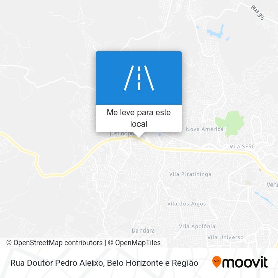 Rua Doutor Pedro Aleixo mapa
