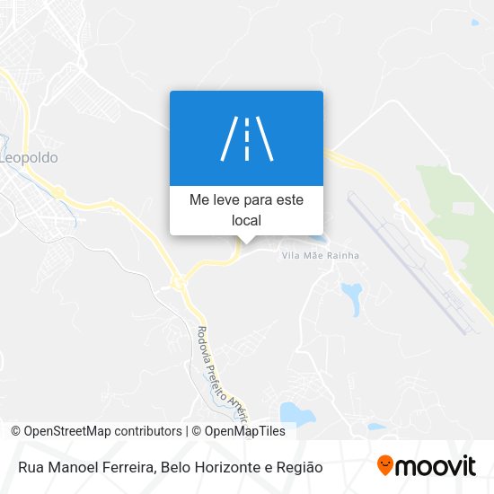 Rua Manoel Ferreira mapa