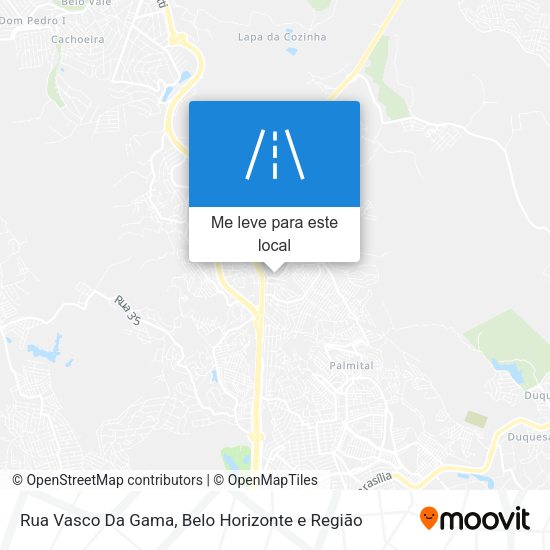 Rua Vasco Da Gama mapa