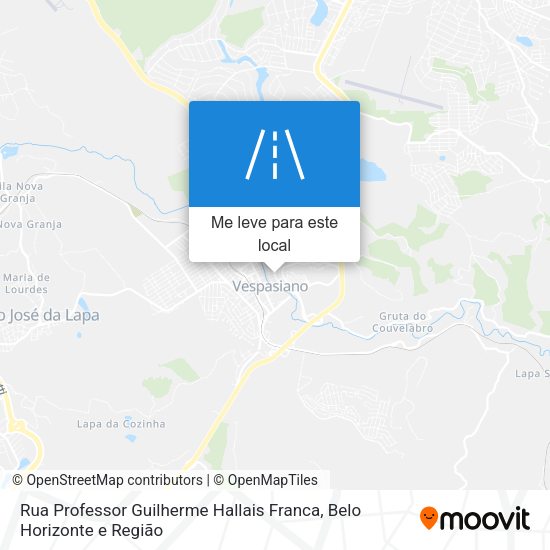 Rua Professor Guilherme Hallais Franca mapa