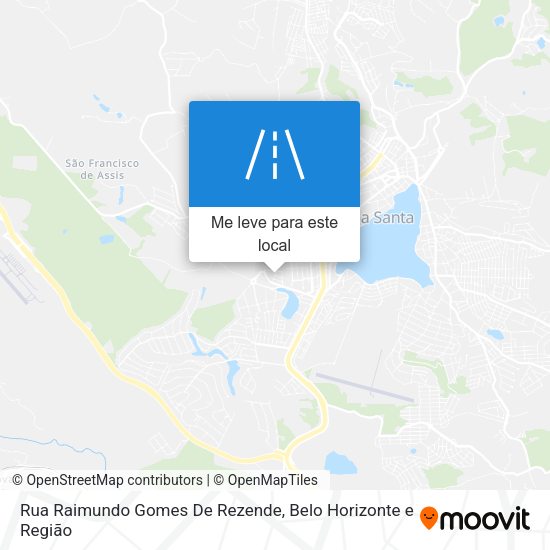 Rua Raimundo Gomes De Rezende mapa