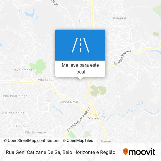 Rua Geni Catizane De Sa mapa