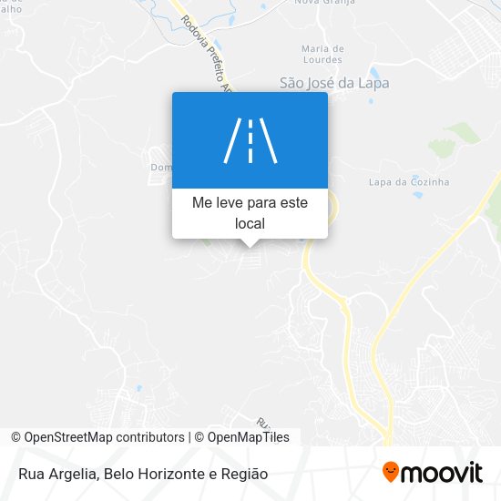 Rua Argelia mapa