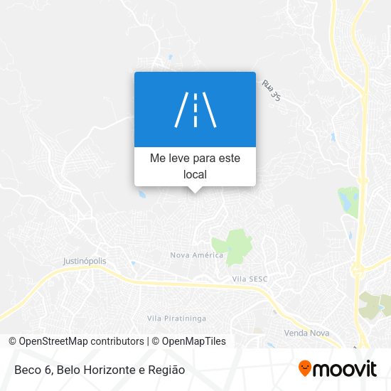 Beco 6 mapa