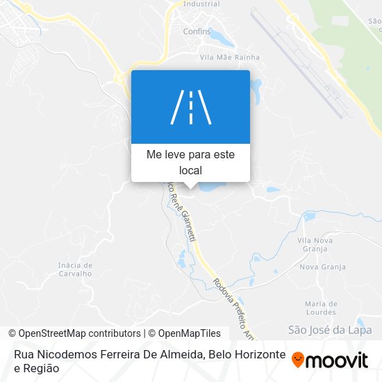Rua Nicodemos Ferreira De Almeida mapa