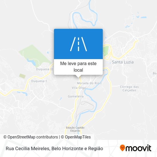 Rua Cecilia Meireles mapa