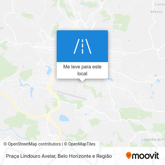 Praça Lindouro Avelar mapa