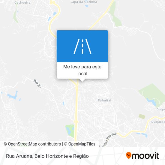 Rua Aruana mapa