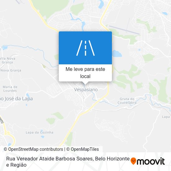 Rua Vereador Ataide Barbosa Soares mapa