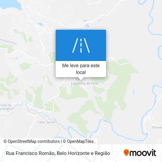 Rua Francisco Romão mapa