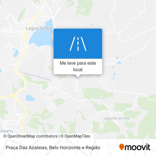 Praça Das Azaleias mapa