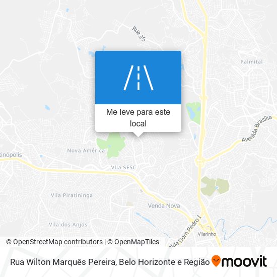 Rua Wilton Marquês Pereira mapa