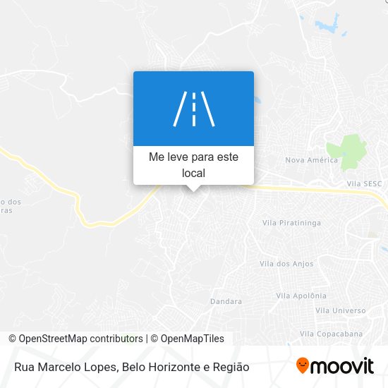 Rua Marcelo Lopes mapa