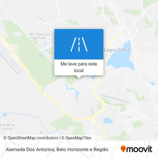 Alameda Dos Antúrios mapa