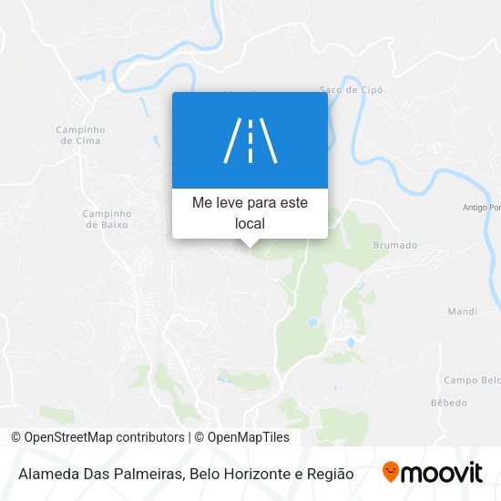 Alameda Das Palmeiras mapa