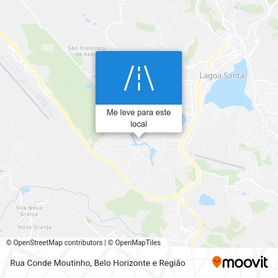 Rua Conde Moutinho mapa