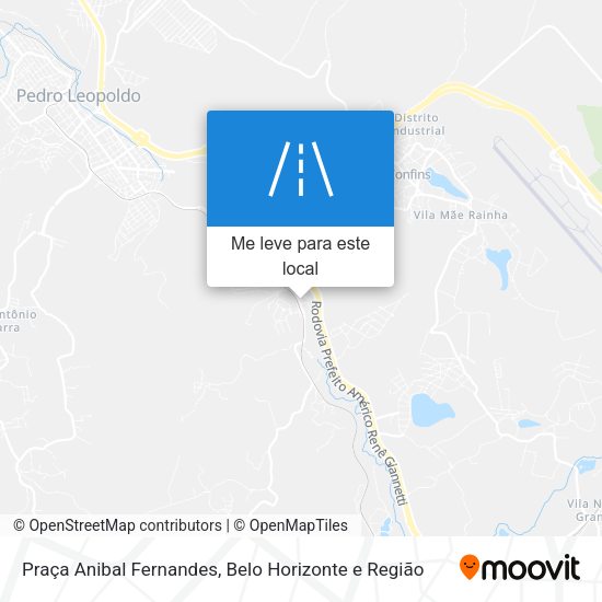 Praça Anibal Fernandes mapa