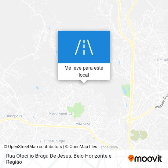 Rua Otacilio Braga De Jesus mapa