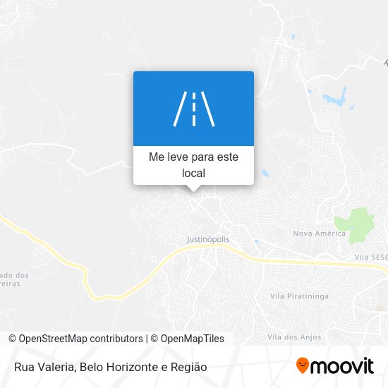 Rua Valeria mapa