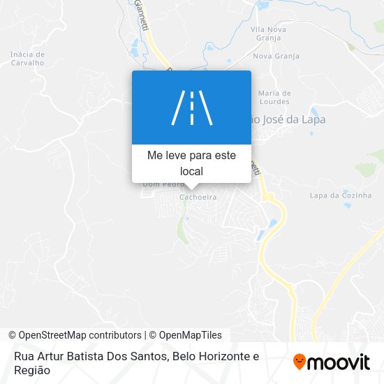 Rua Artur Batista Dos Santos mapa
