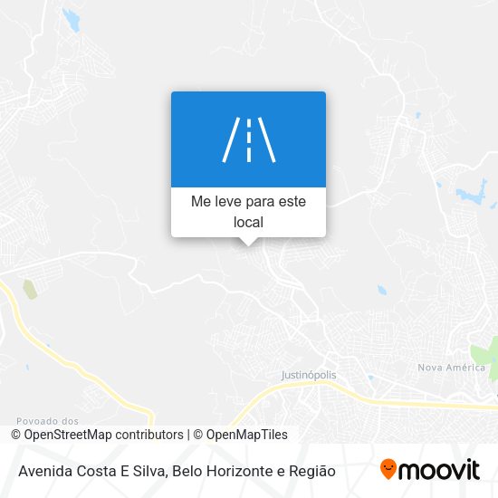 Avenida Costa E Silva mapa