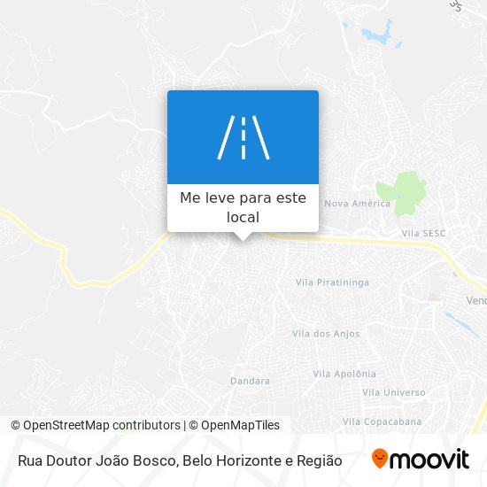 Rua Doutor João Bosco mapa