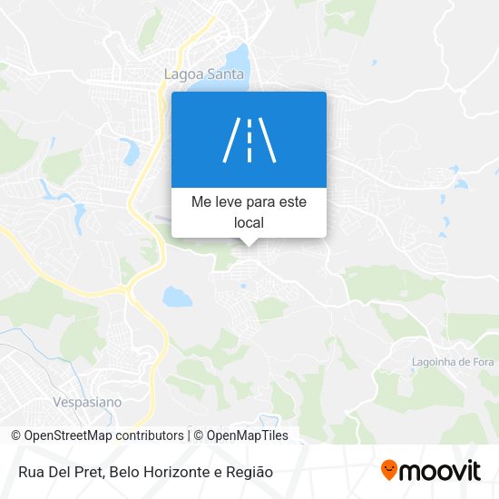 Rua Del Pret mapa