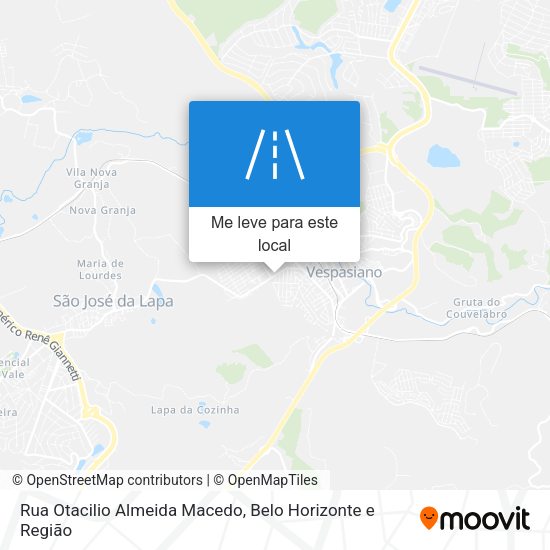 Rua Otacilio Almeida Macedo mapa