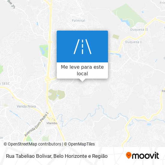 Rua Tabeliao Bolivar mapa